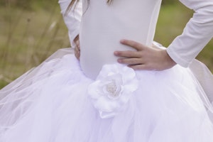flower on dress